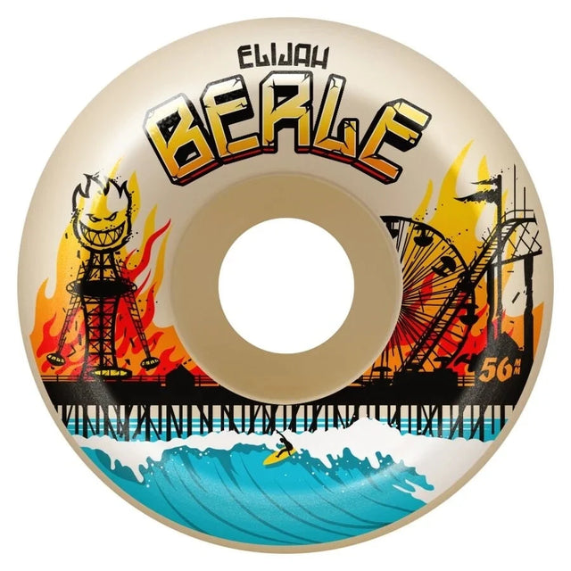 SPITFIRE Formula 4 99 OG Classic 56mm Skateboard Wheels Elijah Berle Heatwave Skateboard Wheels Spitfire 