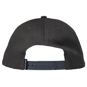 SPITFIRE LTB Patch Snapback Hat Black/Charcoal Men's Hats Spitfire 