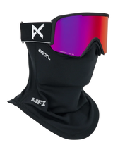 ANON Nesa Black - Perceive Perceive Sunny Red + Perceive Cloudy Burst + MFI Face Mask Snow Goggle Snow Goggles Anon 