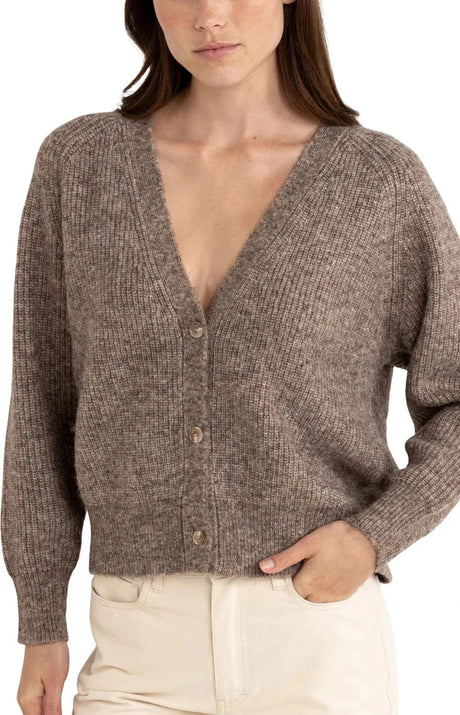 RHYTHM Women's Quinn Knit Cardigan Oatmeal Women's Sweaters Rhythm 