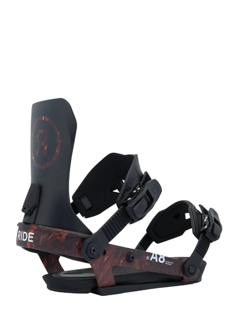 RIDE A-8 Snowboard Bindings Tortoise 2026 – Freeride Boardshop
