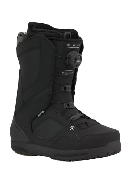 RIDE Anthem Snowboard Boots Black 2026 Men's Snowboard Boots Ride 