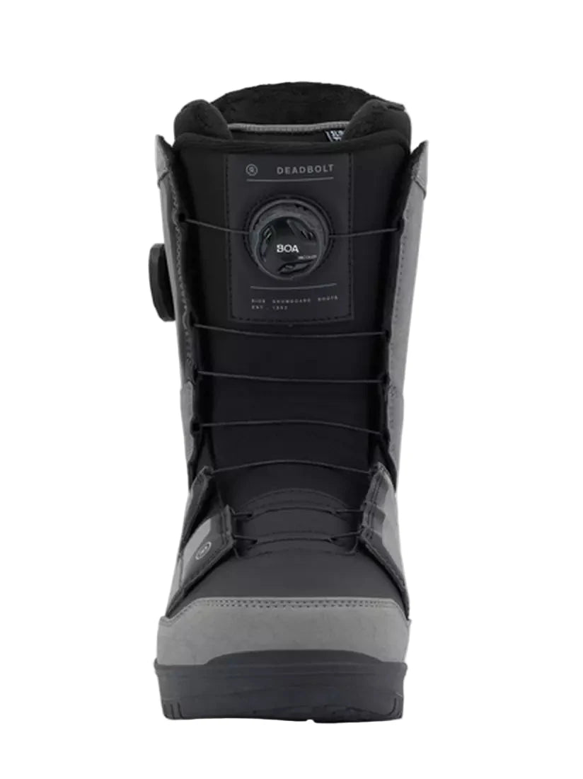 RIDE Deadbolt Zonal Snowboard Boots Grey 2026 Men's Snowboard Boots Ride 
