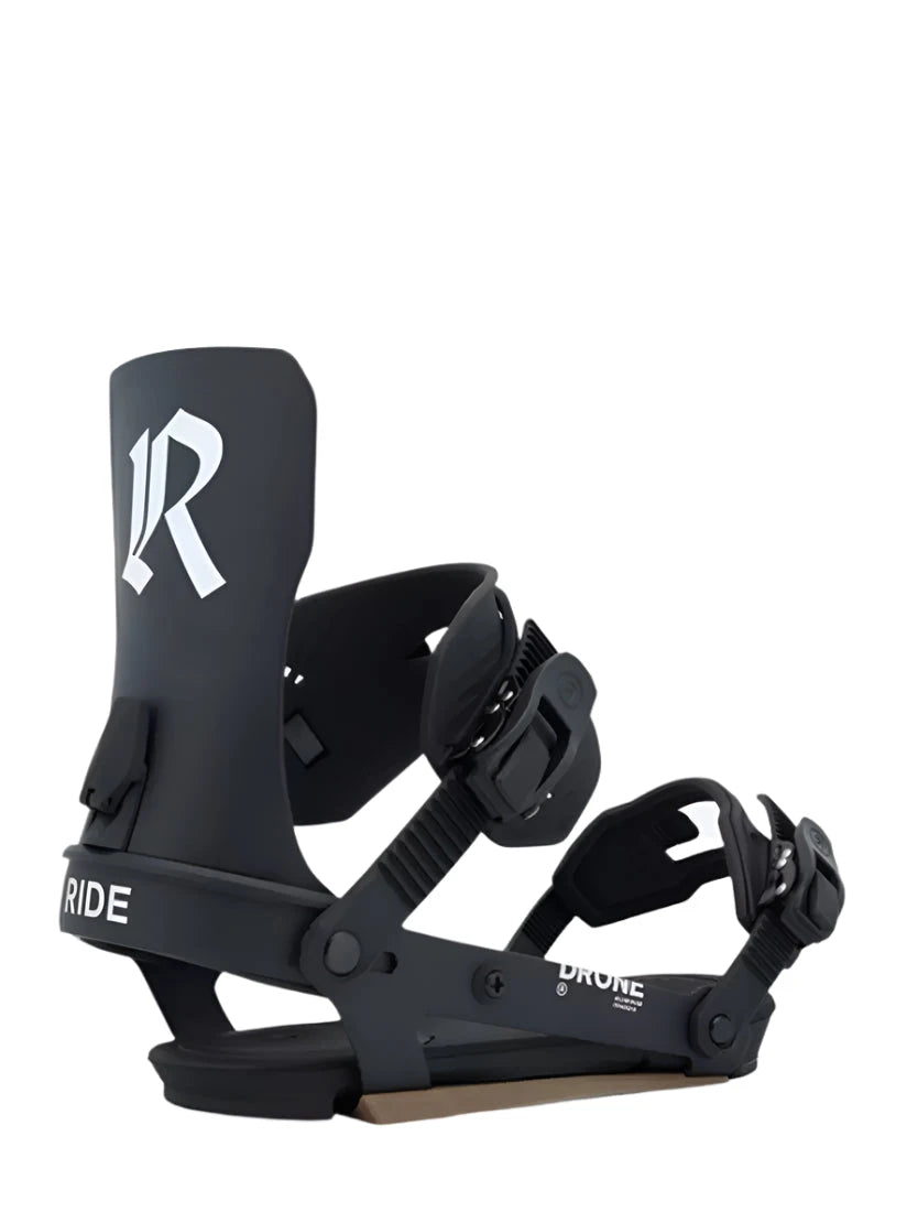 RIDE Drone Snowboard Bindings Black 2026 Men's Snowboard Bindings Ride 