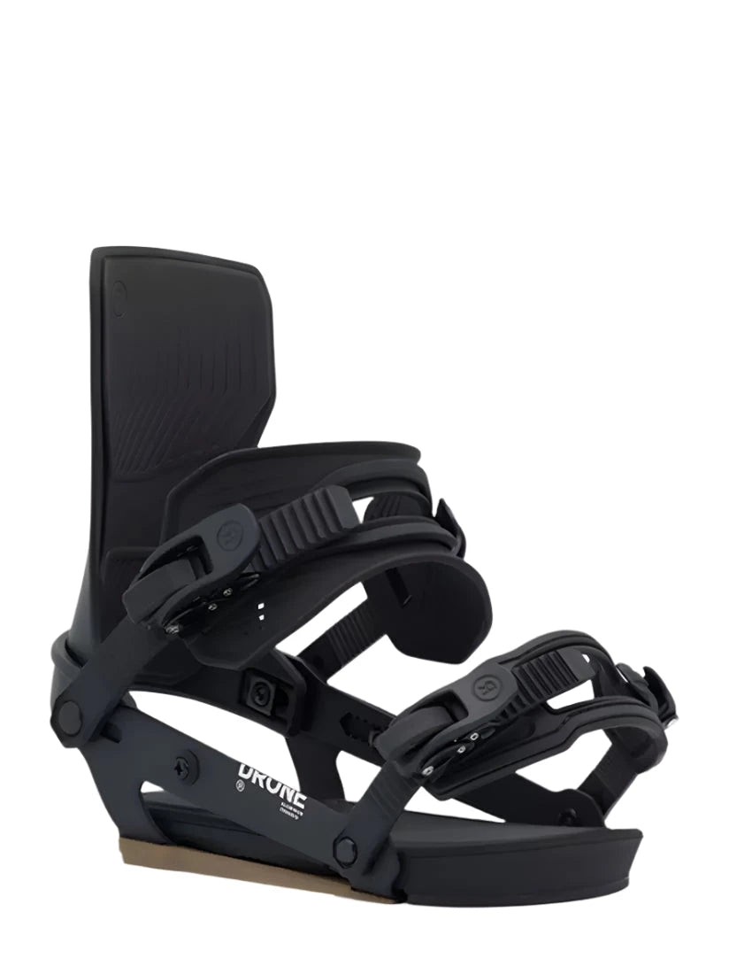RIDE Drone Snowboard Bindings Black 2026 Men's Snowboard Bindings Ride 