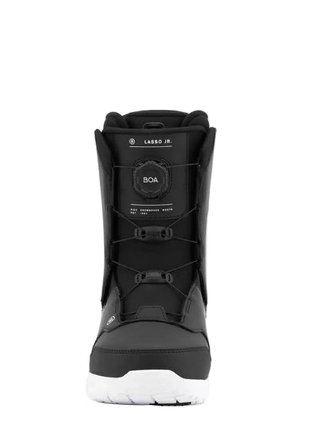 RIDE Youth Lasso Jr. Snowboard Boots Black 2025 Youth Snowboard Boots Ride 