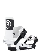 RIDE Specter Snowboard Bindings White 2026 Men's Snowboard Bindings Ride 