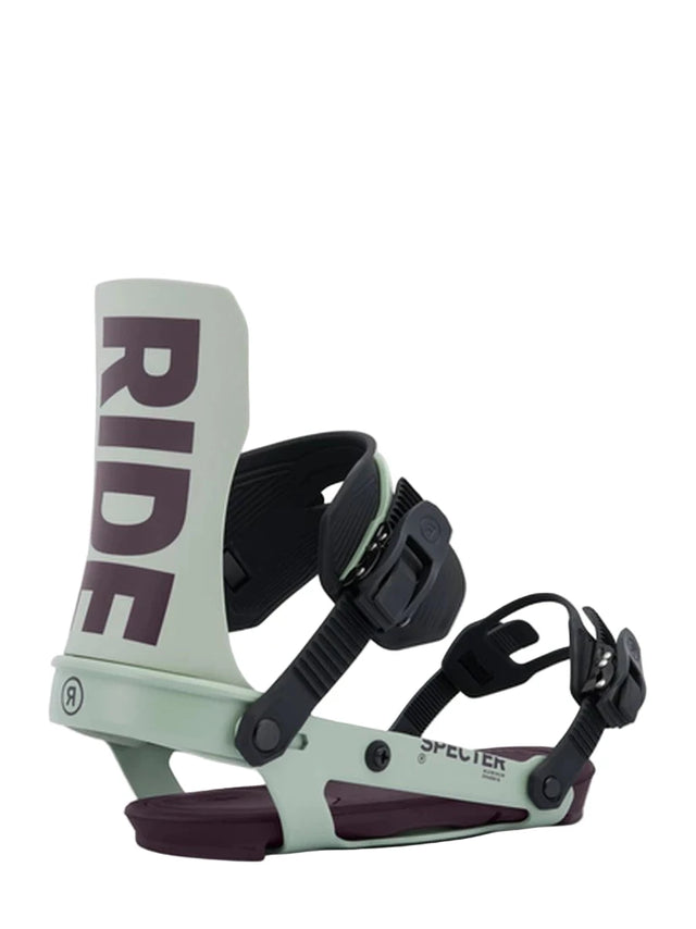 RIDE Women's Specter Snowboard Bindings Sage 2026 Women's Snowboard Bindings Ride 