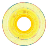 RICTA Clouds Clear Splatter Camo Yellow 78A 54mm Skateboard Wheels Skateboard Wheels Ricta 