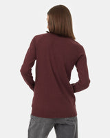 TENTREE Women's Highline Cotton Acre Sweater Mulberry Women's Sweaters Tentree 