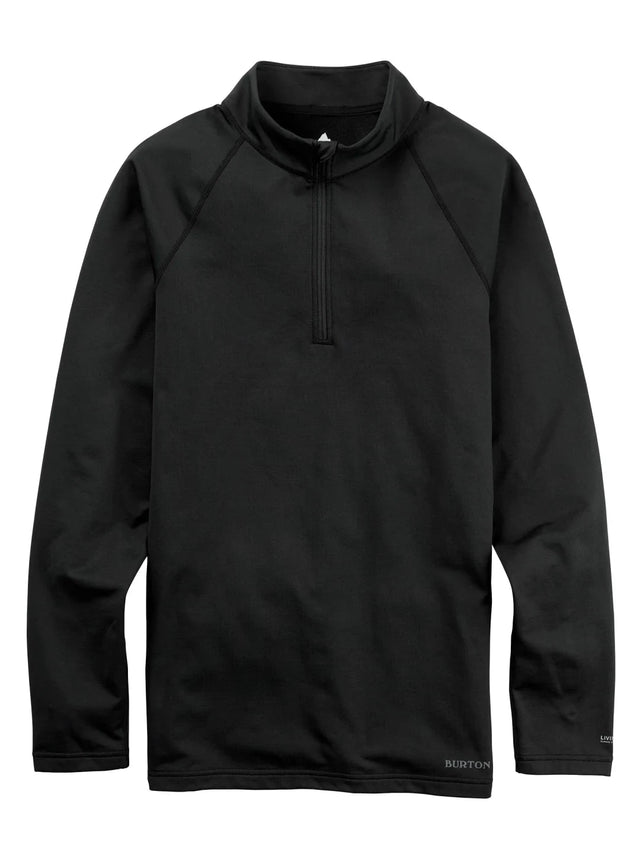BURTON Heavyweight X Quarter-Zip Base Layer Shirt True Black Men's Base Layers Burton 