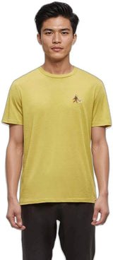 TENTREE Sasquatch T-Shirt Dusk Yellow Heather/Fishing Men's Short Sleeve T-Shirts Tentree 