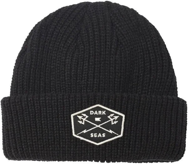 DARK SEAS Progressive Beanie Black Men's Beanies Dark Seas 