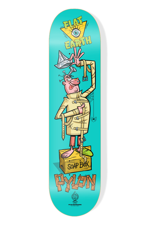 PYLON Tinfoil Hat 8.38 Skateboard Deck Skateboard Decks Pylon 