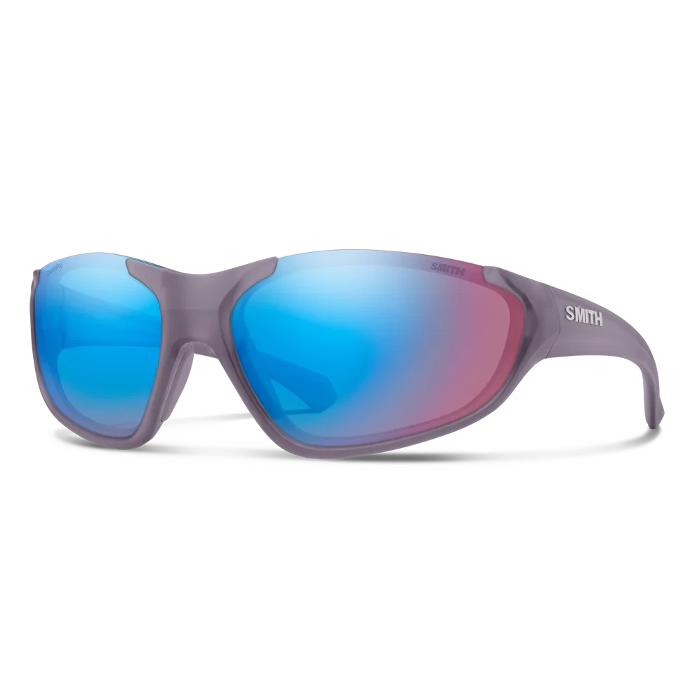 SMITH Sliders Matte Meteorite Crystal - ChromaPop Low Light Rose Blue Mirror Sunglasses Sunglasses Smith 