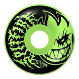 SPITFIRE F4 99D Deathmask II Bighead Radial Full 54mm Glow Skateboard Wheels Skateboard Wheels Spitfire 
