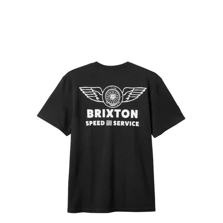 BRIXTON Spoke T-Shirt Black Men's Short Sleeve T-Shirts Brixton 