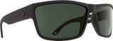 SPY Rocky Matte Black - Happy Gray Green Sunglasses Sunglasses Spy 