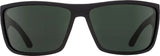 SPY Rocky Matte Black - Happy Gray Green Sunglasses Sunglasses Spy 
