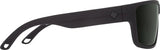 SPY Rocky Matte Black - Happy Gray Green Sunglasses Sunglasses Spy 