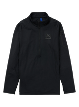 BURTON [ak] Helium Grid Half-Zip Fleece True Black Men's Base Layers Burton 