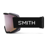 SMITH Squad Black - ChromaPop Everyday Rose Gold Mirror + Clear Snow Goggle Snow Goggles Smith 