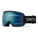 SMITH Squad Black - ChromaPop Everyday Blue Mirror + Yellow Snow Goggle Snow Goggles Smith 