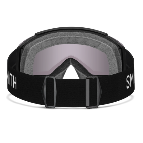 SMITH Squad Black - ChromaPop Everyday Blue Mirror + Yellow Snow Goggle Snow Goggles Smith 