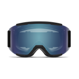 SMITH Squad Black - ChromaPop Everyday Blue Mirror + Yellow Snow Goggle Snow Goggles Smith 