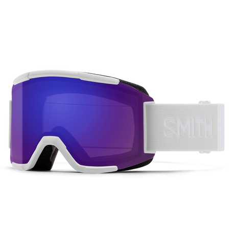 SMITH Squad White Vapor - ChromaPop Everyday Violet Mirror + Clear Snow Goggle Snow Goggles Smith 
