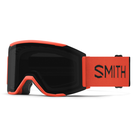 SMITH Squad Mag Poppy - ChromaPop Sun Black + ChromaPop Storm Blue Sensor Mirror Snow Goggle Snow Goggles Smith 