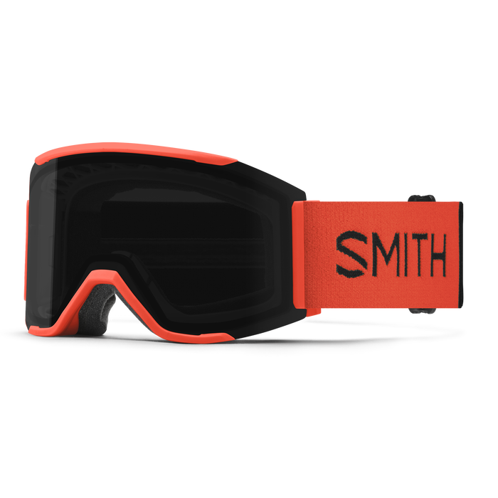 SMITH Squad Mag Poppy - ChromaPop Sun Black + ChromaPop Storm Blue Sensor Mirror Snow Goggle Snow Goggles Smith 