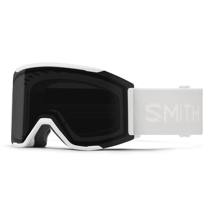 SMITH Squad Mag White Vapor - ChromaPop Sun Black + ChromaPop Storm Rose Flash Snow Goggle Snow Goggles Smith 