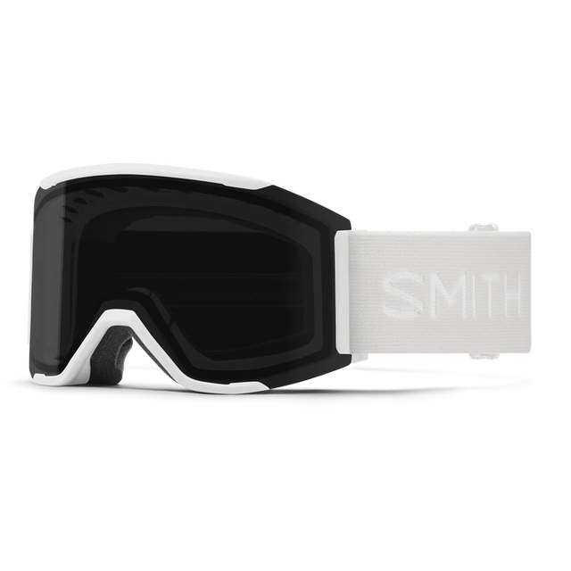 SMITH Squad Mag White Vapor - ChromaPop Sun Black + ChromaPop Storm Rose Flash Snow Goggle Snow Goggles Smith 