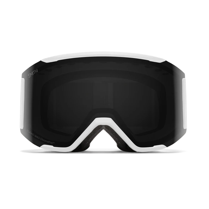 SMITH Squad Mag White Vapor - ChromaPop Sun Black + ChromaPop Storm Rose Flash Snow Goggle Snow Goggles Smith 