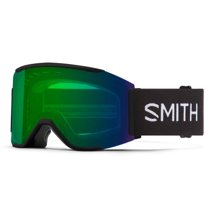 SMITH Squad MAG Black - ChromaPop Everyday Green Mirror + ChromaPop Storm Blue Sensor Mirror Snow Goggle Snow Goggles Smith 