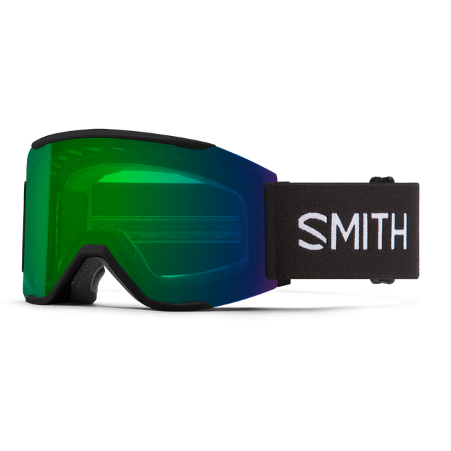 SMITH Squad MAG Black - ChromaPop Everyday Green Mirror + ChromaPop Storm Blue Sensor Mirror Snow Goggle Snow Goggles Smith 