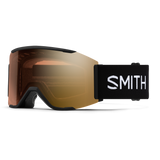 SMITH Squad MAG Black - ChromaPop Pro Photochromic Gold Mirror + ChromaPop Storm Blue Sensor Mirror Snow Goggle Snow Goggles Smith 