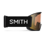 SMITH Squad MAG Black - ChromaPop Pro Photochromic Gold Mirror + ChromaPop Storm Blue Sensor Mirror Snow Goggle Snow Goggles Smith 
