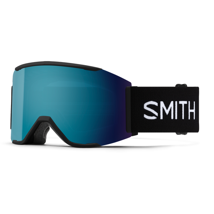 SMITH Squad MAG Black - ChromaPop Sun Blue Mirror + ChromaPop Storm Blue Sensor Mirror Snow Goggle Snow Goggles Smith 