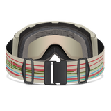 SMITH Squad MAG Chalk Straightline - ChromaPop Pro Photochromic Red Mirror + ChromaPop Storm Blue Sensor Mirror Snow Goggle Snow Goggles Smith 