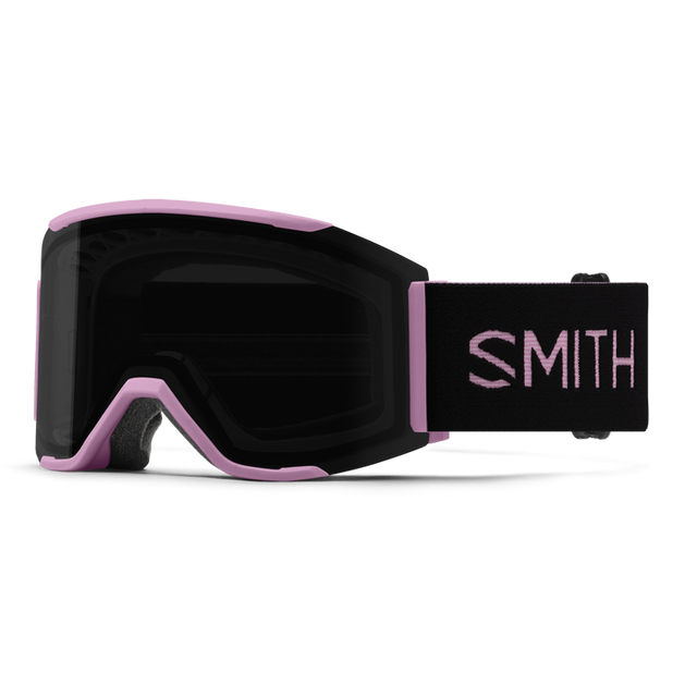 SMITH Squad MAG Proper Pink - ChromaPop™ Sun Black + ChromaPop Storm Blue Sensor Mirror Snow Goggle Snow Goggles Smith 