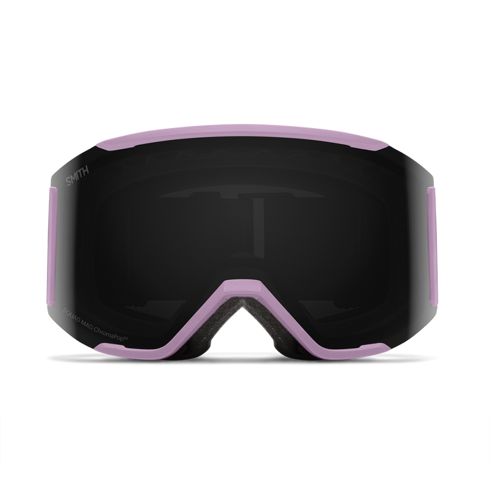 SMITH Squad MAG Proper Pink - ChromaPop™ Sun Black + ChromaPop Storm Blue Sensor Mirror Snow Goggle Snow Goggles Smith 