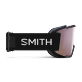 SMITH Squad S Black - ChromaPop Everyday Rose Gold Mirror + Clear Snow Goggle Snow Goggles Smith 