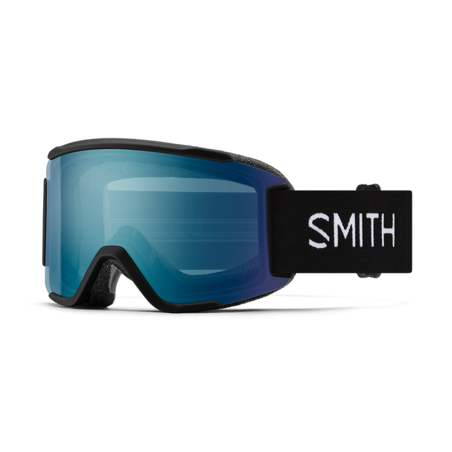 SMITH Squad S Black - ChromaPop Everyday Blue Mirror + Yellow Snow Goggle Snow Goggles Smith 