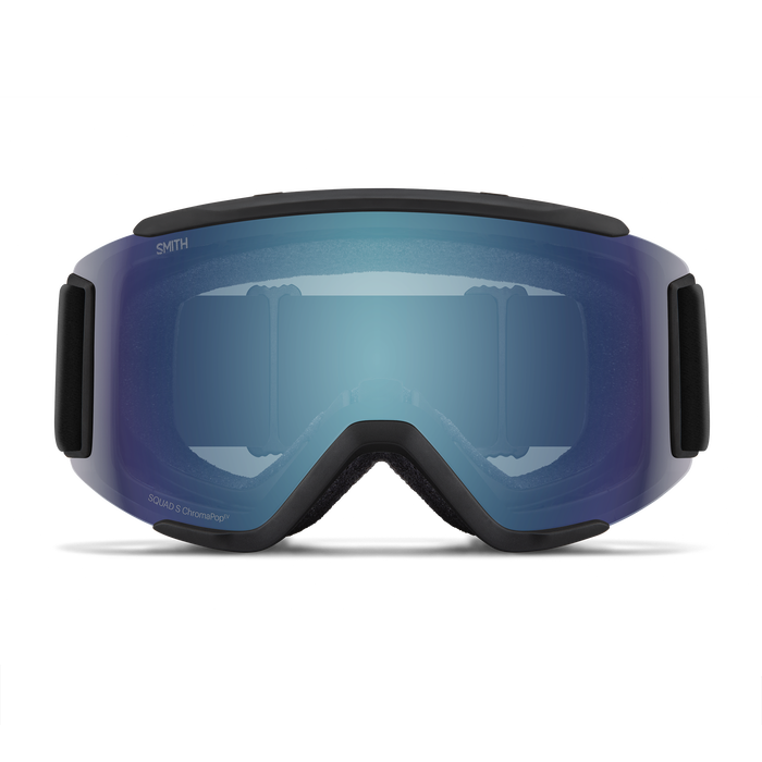 SMITH Squad S Black - ChromaPop Everyday Blue Mirror + Yellow Snow Goggle Snow Goggles Smith 