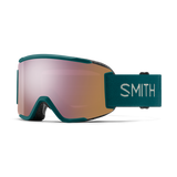 SMITH Squad S Malachite - ChromaPop Everyday Rose Gold Mirror + Clear Snow Goggle Snow Goggles Smith 