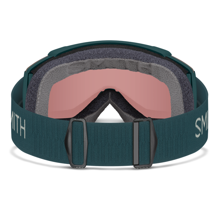 SMITH Squad S Malachite - ChromaPop Everyday Rose Gold Mirror + Clear Snow Goggle Snow Goggles Smith 