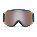 SMITH Squad S Malachite - ChromaPop Everyday Rose Gold Mirror + Clear Snow Goggle Snow Goggles Smith 