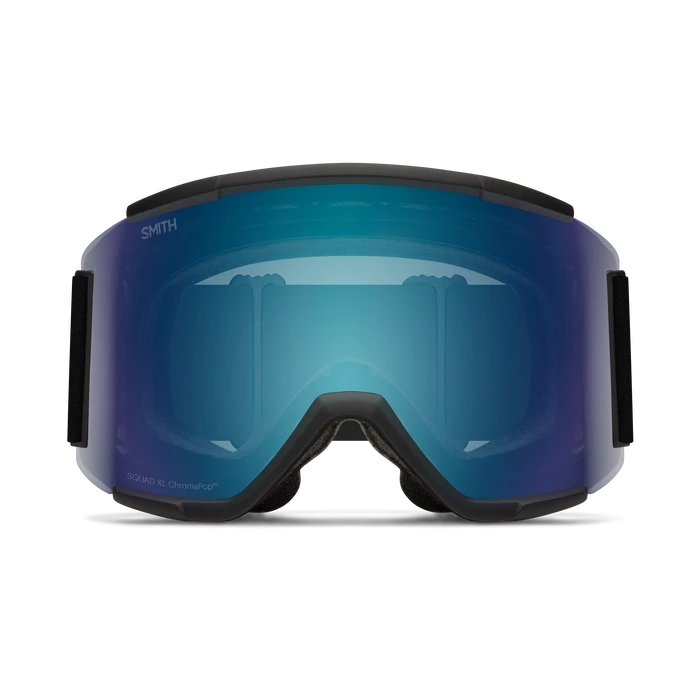 SMITH Squad XL Black - ChromaPop Everyday Blue Mirror + Storm Blue Sensor Mirror Snow Goggle Snow Goggles Smith 